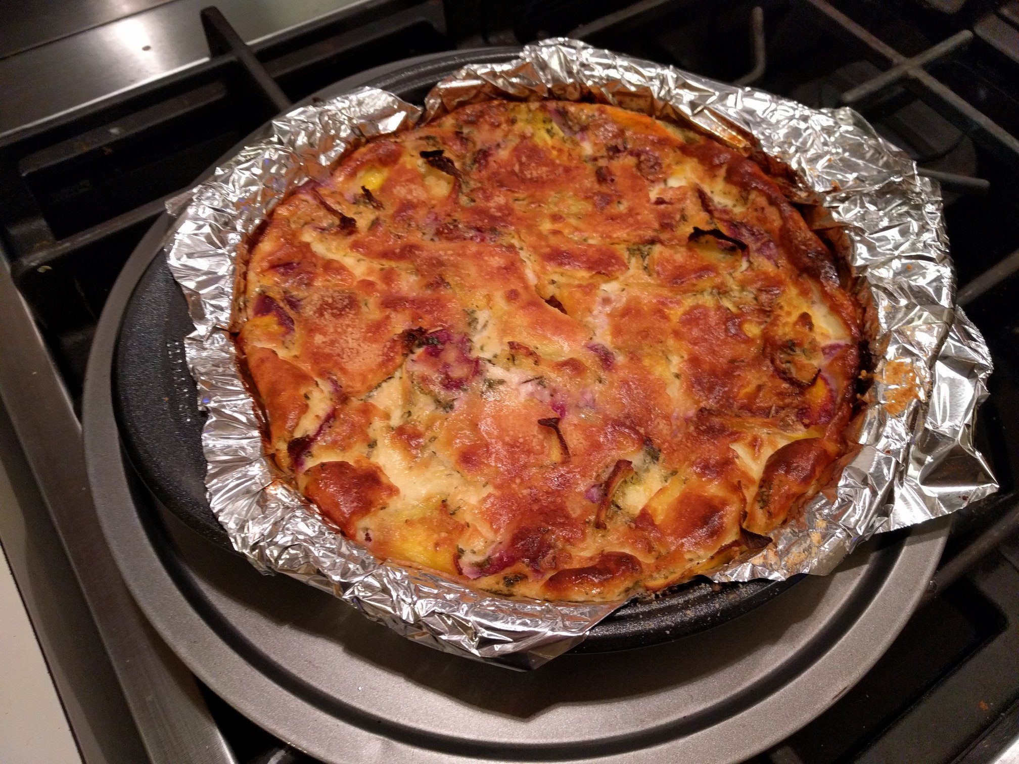 Post-bake Quiche