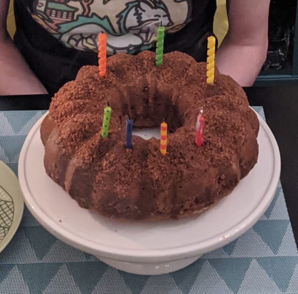Sour Cream Chocolate Chip Coffee Cake